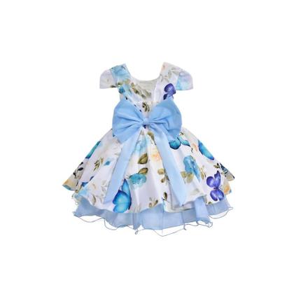 Imagem de Vestido infantil festa borboletas jardim encantado