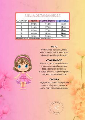 Imagem de Vestido Infantil Flora Estampado Flores Passarinho Inspiração