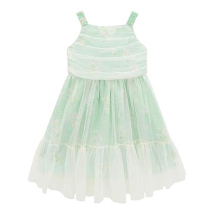 Imagem de Vestido Infantil Flores Jardim encantado Menina Papilloo
