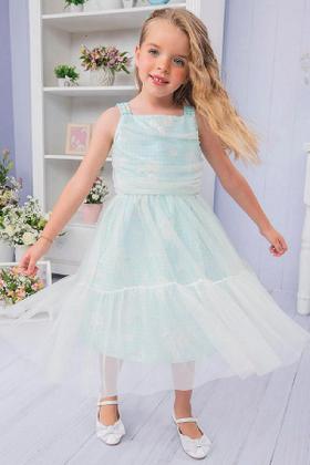 Imagem de Vestido Infantil Flores Jardim encantado Menina Papilloo