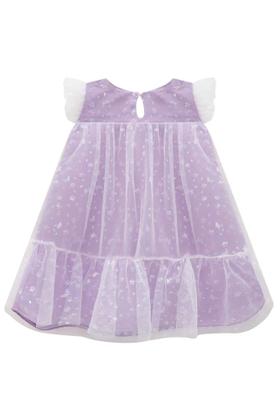Imagem de Vestido Infantil Jardim Encantado Lilás Com Borboletas 3D Verão Kukiê 77674