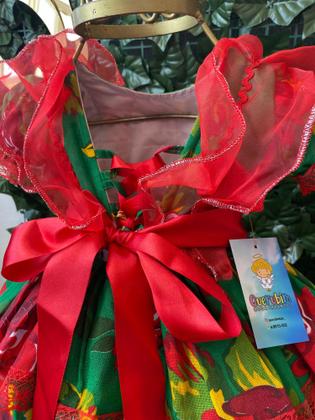 Imagem de Vestido infantil junino maria bonita mb 0001