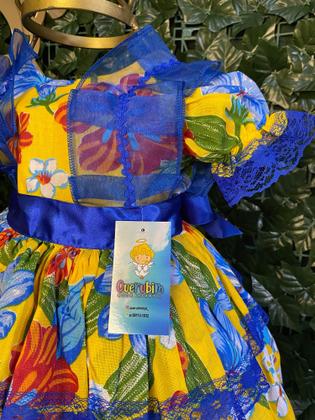 Imagem de Vestido infantil junino maria bonita mb 0009