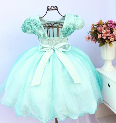 Imagem de Vestido Infantil Juvenil Festa Borboleta E Tiara