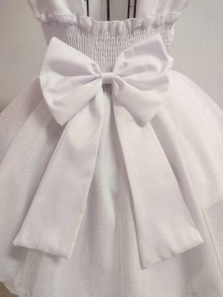 Imagem de Vestido Infantil Juvenil Princesa Nervura Com Saia De Brilho Festa