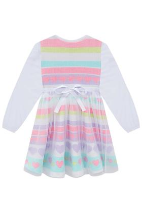 Imagem de Vestido Infantil Kukie Inverno Coração com Sobreposição em Tule