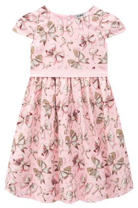 Imagem de Vestido Infantil Kukie inverno Tropical Lacinhos