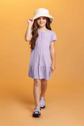Imagem de Vestido infantil lilás tamanho 12