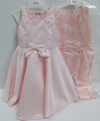 Imagem de Vestido Infantil Luxo Menina C/ Bordado Verão Paraiso 15592