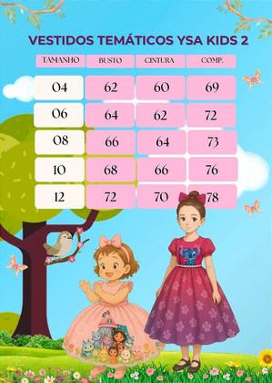 Imagem de Vestido Infantil Luxo Menina Festa Stitch e Lilo