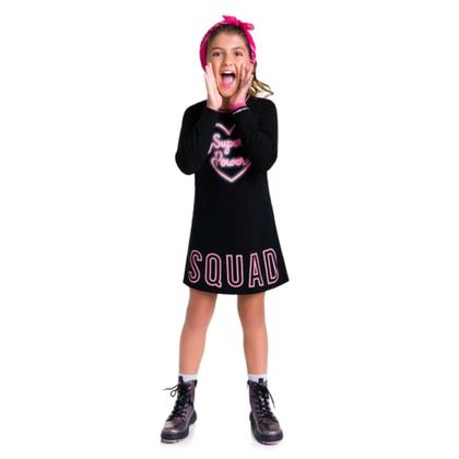 Imagem de Vestido Infantil Manga Longa em Moletinho Kyly