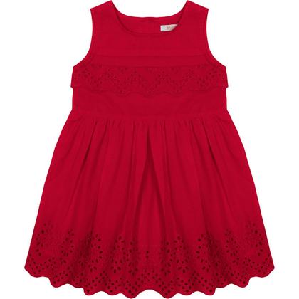 Imagem de Vestido Infantil Menina Natal Vermelho Lesie 1a14 Trick Nick