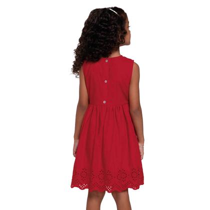 Imagem de Vestido Infantil Menina Natal Vermelho Lesie 1a14 Trick Nick