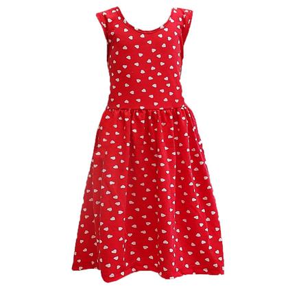 Imagem de Vestido Infantil Menina Soltinho Passeio Verao Festa Praia Estampado Fresquinho Tiara Juvenil 4 a 12