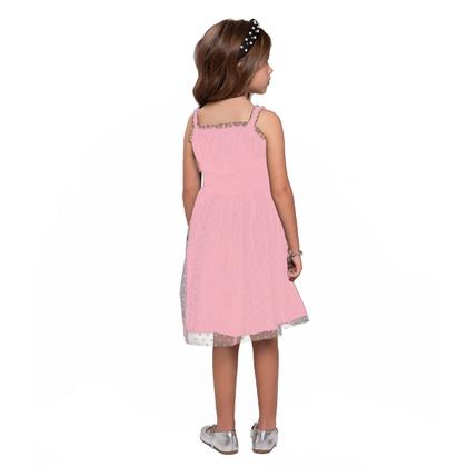 Imagem de Vestido Infantil Menina Tulê Coração Luxo Trick Nick 4 ao 14