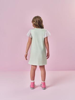 Imagem de Vestido Infantil Menina Ursinha Rosa Mundo Cinti
