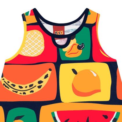 Imagem de Vestido Infantil Menina Verão Meia Malha Kyly 1000220