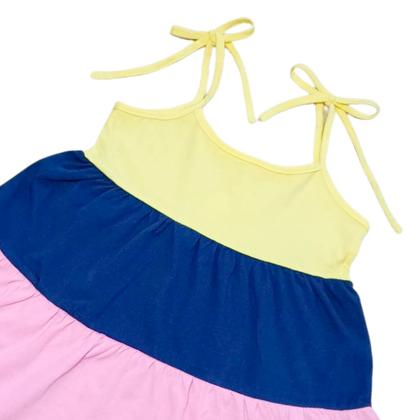 Imagem de Vestido Infantil Moda Menina Criança Alças Sortido