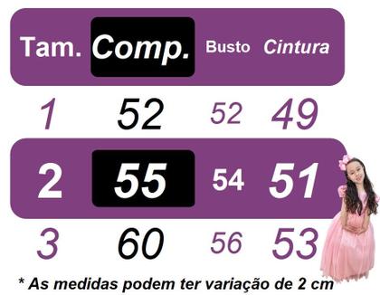 Imagem de Vestido Infantil Rosa Claro Jardim Encantado Saia Com Babados