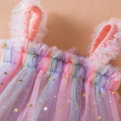 Imagem de Vestido Infantil Rosa Evasê - Princesa - 2 a 6 Anos - Festa de Aniversário