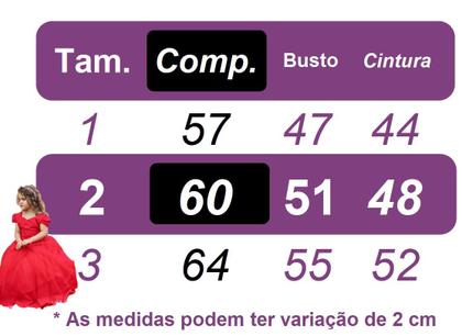Imagem de Vestido Infantil Rose Busto Com Renda e Strass Daminhas