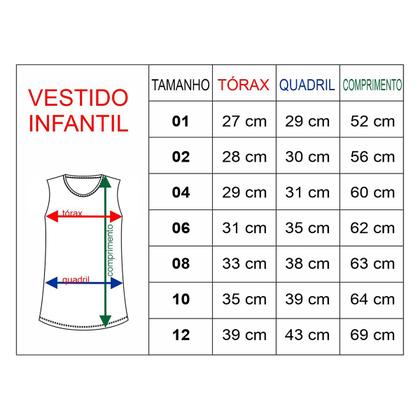 Imagem de Vestido Infantil Temático Fantasia Múmia