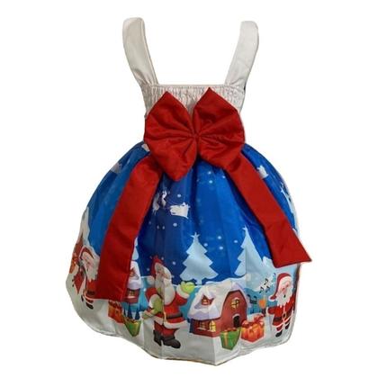 Imagem de Vestido Infantil Temático Natal Papai Noel
