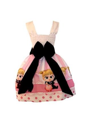 Imagem de Vestido Infantil Temático Poderosa Chefinha Luxo