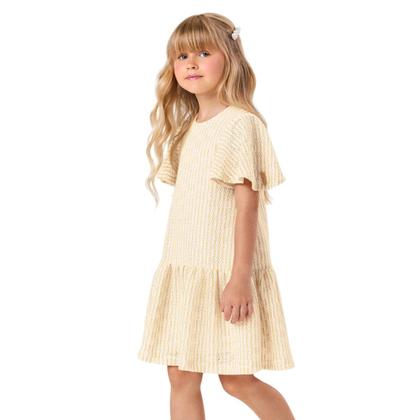 Imagem de Vestido Infantil Tricot Babado e Gota com forro Trick Nick