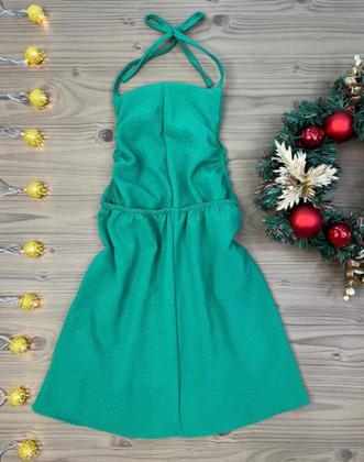 Vestido Infanto Juvenil Babado Natal Ano Novo Novidade Luxo - Camarim Mini Diva Imagem de Vestido Infanto Juvenil Babado Natal Ano Novo Novidade Luxo