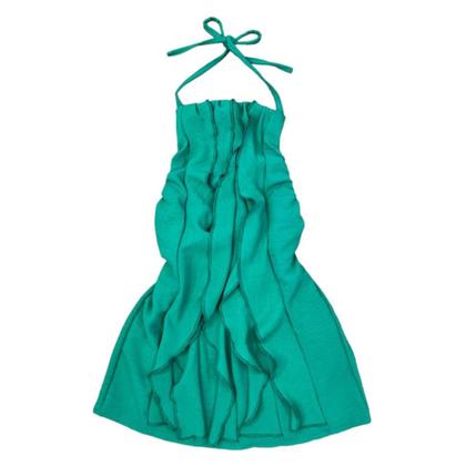 Vestido Infanto Juvenil Babado Natal Ano Novo Novidade Luxo - Camarim Mini Diva Imagem de Vestido Infanto Juvenil Babado Natal Ano Novo Novidade Luxo