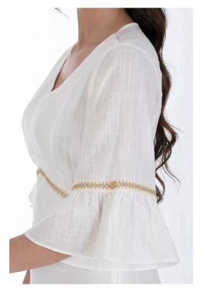 Imagem de Vestido isadora branco hapuk