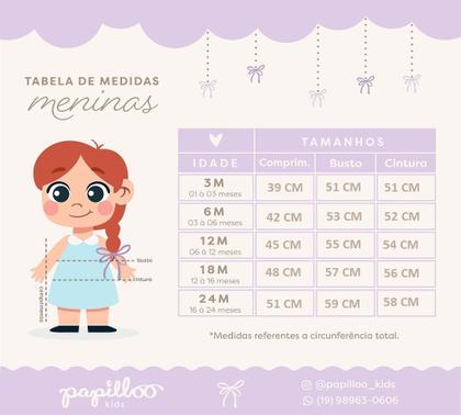 Imagem de Vestido Jardim Encantado Infantil Bebê Papilloo