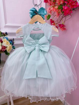 Imagem de Vestido jardim luxo encantado rosa azul festa infantil bosque lilas verde