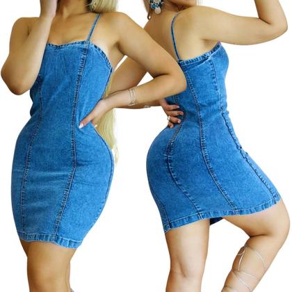 Imagem de Vestido Jeans Azul Claro: Simplicidade Encantadora