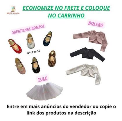 Imagem de Vestido Junina Infantil Quadrilha Xadrez Arraia São João