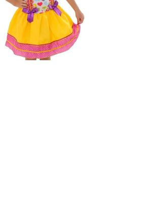 Imagem de Vestido Junino Caipira Caipirinha Infantil São João Festa Junina