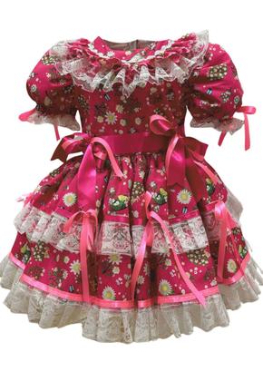Imagem de Vestido Junino Caipira Estampado