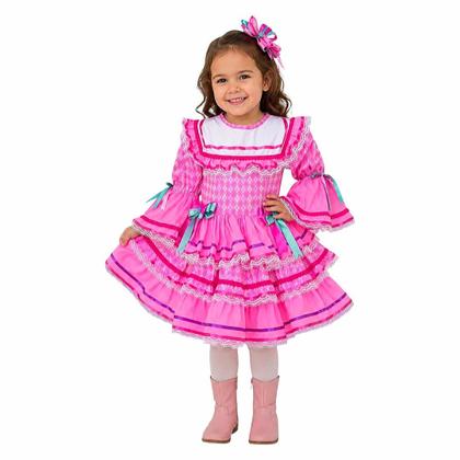 Imagem de Vestido Junino Eva Infantil Luxo