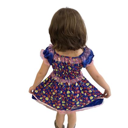 Imagem de Vestido Junino Infantil Festa Junina Caipira Menina São João Arraia Caipirinha Quadrilha Quermesse