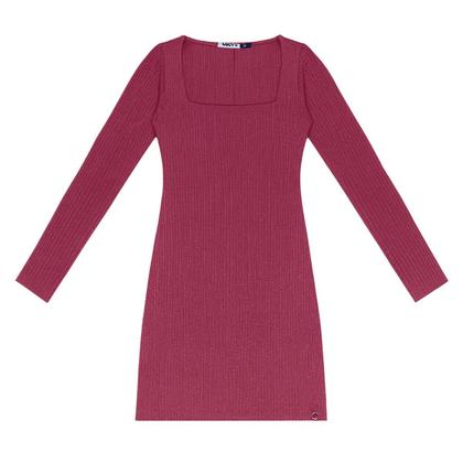 Imagem de Vestido Juvenil Manga Longa Ribana Rosa Meninas Jovem