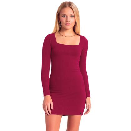 Imagem de Vestido Juvenil Manga Longa Ribana Rosa Meninas Jovem