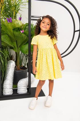 Imagem de Vestido Laise Menina Infantil Pokotinha