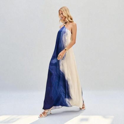 Imagem de Vestido Lança Perfume Longo Frente Única Estampado