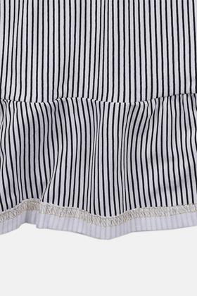 Imagem de Vestido Listrado com Linha Dourada - Big Bless