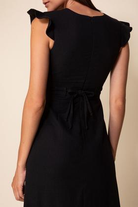 Imagem de Vestido Longo 2 Cintos - Preto