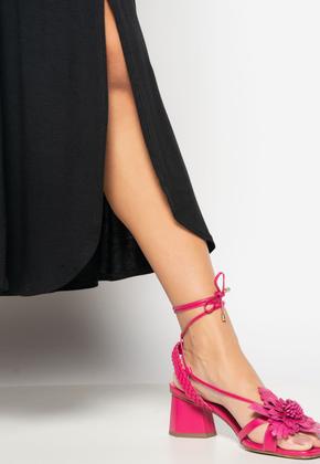 Imagem de Vestido Longo Alcinha Com Barra Arredondada E Bolsos Preto Salvatore