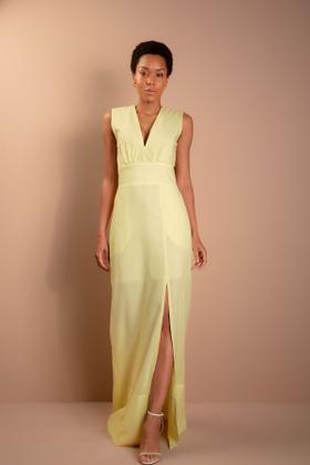 Imagem de Vestido Longo Ammye - Amarelo