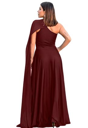 Imagem de Vestido Longo Capa Festa Elegante Social