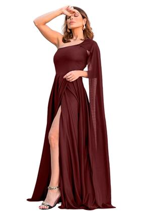 Imagem de Vestido Longo Capa Festa Elegante Social